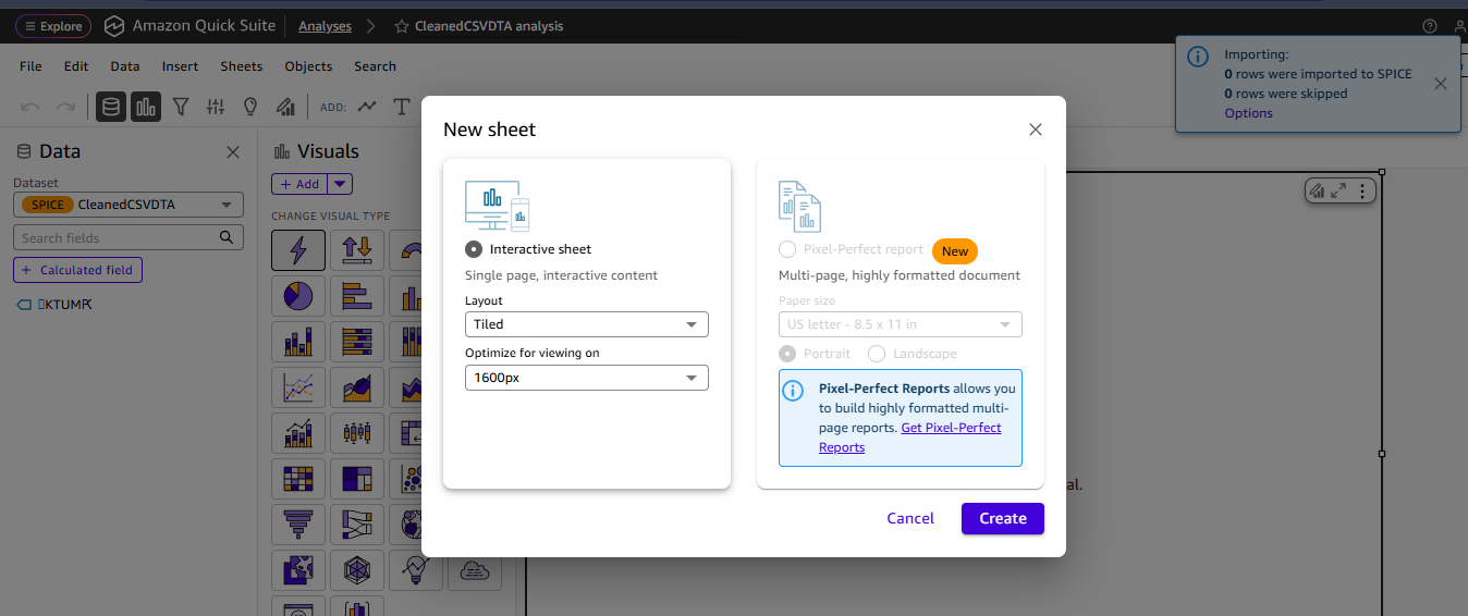 Amazon QuickSight (Quick Suite)
